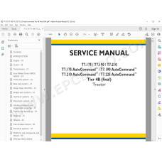 New Holland Tractor T7.175 T7.190 T7.210 T7.225 AutoCommand Tier 4B service manual
