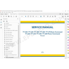 New Holland Tractor T7.220 T7.235 T7.250 T7.260 Power Command service manual