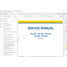 New Holland Tractor T8.270 T8.295 T8.325 T8.355 T8.385 service manual