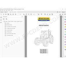 New Holland Tractor T8010 T8020 T8030 T8040 T8050 service manual
