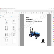 New Holland Tractor TC18 TC18D TC21 TC21D TC24D service manual