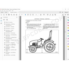 New Holland Tractor TC29DA TC33DA service manual