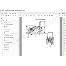 New Holland Tractor TC35 TC40 TC45 TC35D TC40D TC45D service manual