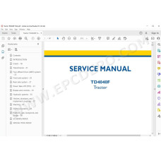 New Holland Tractor TD4040F service manual