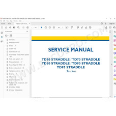 New Holland Tractor TD60 TD70 TD80 TD90 Straddle service manual