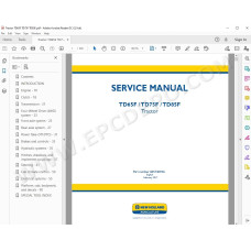 New Holland Tractor TD65F TD75F TD85F service manual