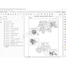 New Holland Tractor TD75D TD95D High Clearance service manual