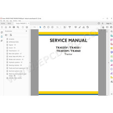 New Holland Tractor TK4030V TK4050 TK4050M TK4060 service manual
