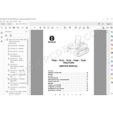 New Holland Tractor TK65 TK75 TK76 TK85 TK95 service manual