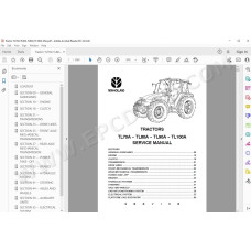 New Holland Tractor TL70A TL80A TL90A TL100A service manual