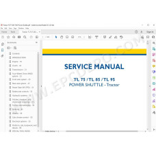 New Holland Tractor TL75 TL85 TL95 Power Shuttle service manual