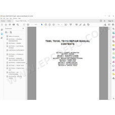 New Holland Tractor TS90 TS100 TS110 service & repair manual
