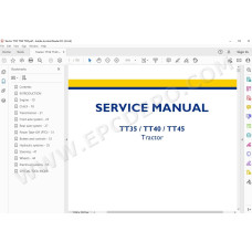 New Holland Tractor TT35 TT40 TT45 service manual