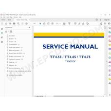 New Holland Tractor TT4.55 TT4.65 TT4.75 Tier 3 service manual