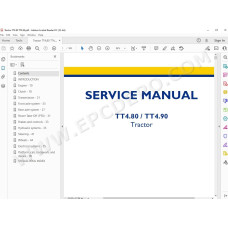 New Holland Tractor TT4.80 TT4.90 service manual