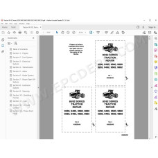 New Holland Tractor 80 Series 9280 9480 9680 9880 service manual
