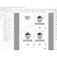 New Holland Tractor 82 Series 9282 9482 9682 9882 service manual