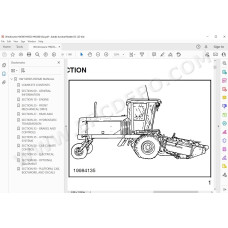 New Holland Self-Propelled Windrower HW300 HW320 HW340 service manual
