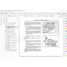 New Holland Self-Propelled Windrower HW300 HW320 HW340 service manual