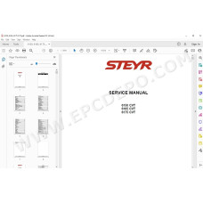 Steyr Tractor 6150 6165 6175 CVT Stage IV service manual