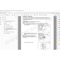 Steyr Tractor 6165 6180 6200 6210 6225 CVT service manual DE