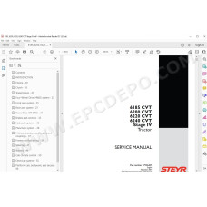 Steyr Tractor 6185 6200 6220 6240 CVT Stage IV service manual