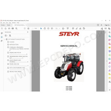 Steyr Tractor CVT 6130 6145 6160 service manual