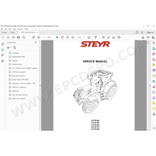 Steyr Tractor CVT 6140 6150 6160 6175 6195 service manual