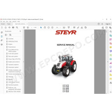 Steyr Tractor CVT 6170 6185 6205 6215 6230 service manual