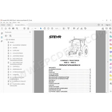 Steyr Tractor Kompakt 4055S 4065S service manual DE