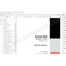 Steyr Tractor Kompakt 4055S 4065S Ecotech service manual