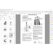 Steyr Tractor M968 M975 workshop service & repair manual DE