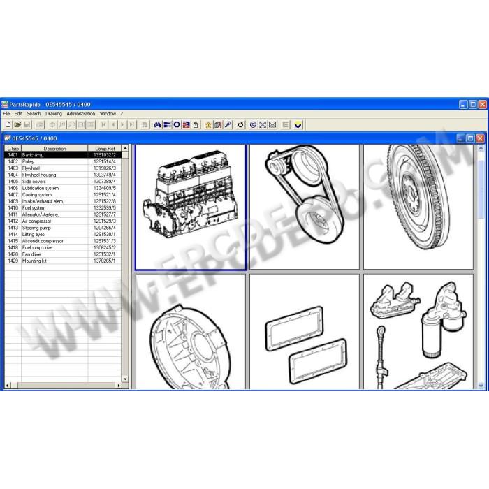 DAF RAPIDO EPC 2015 PARTS CATALOG