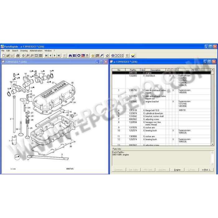 DAF RAPIDO EPC 2015 PARTS CATALOG