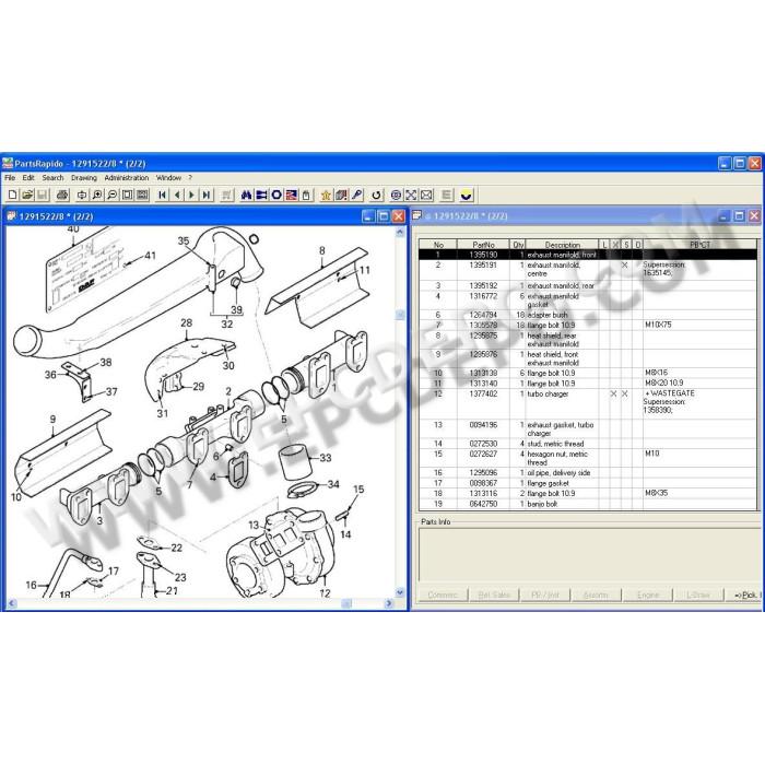 DAF RAPIDO EPC 2015 PARTS CATALOG