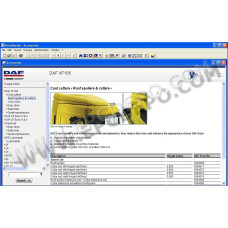 DAF RAPIDO EPC 2015 PARTS CATALOG