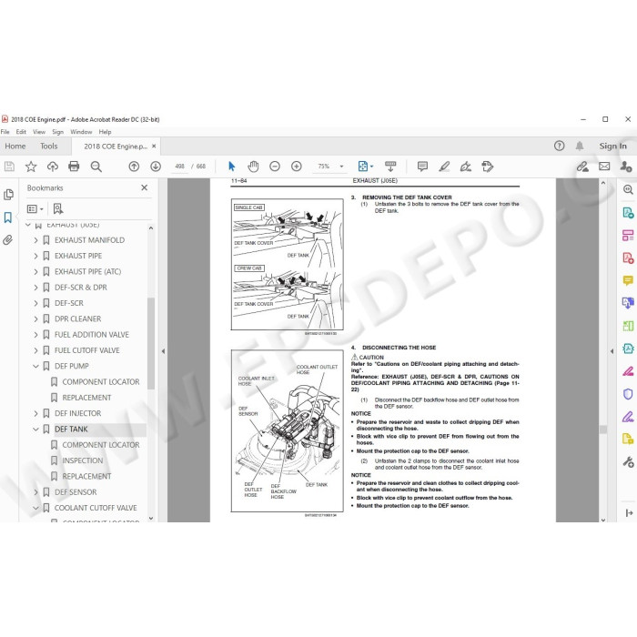 HINO TRUCK 2018 WORKSHOP SERVICE MANUAL