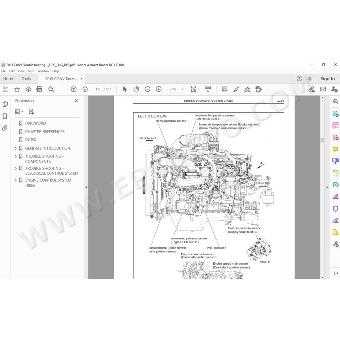 HINO TRUCK 2015 WORKSHOP SERVICE MANUAL