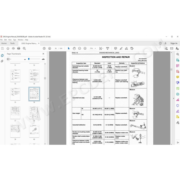 HINO TRUCK FD, FE, FF, SG, FA, FB 2002 SERVICE MANUAL