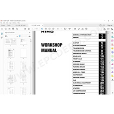 HINO TRUCK FD, FE, SG, FA, FB 2003 SERVICE MANUAL