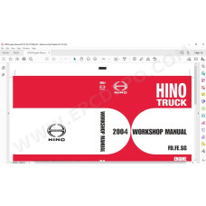 HINO TRUCK FD, FE, SG, FA, FB 2004 SERVICE MANUAL