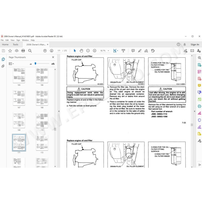 HINO TRUCK 2006 WORKSHOP SERVICE MANUAL