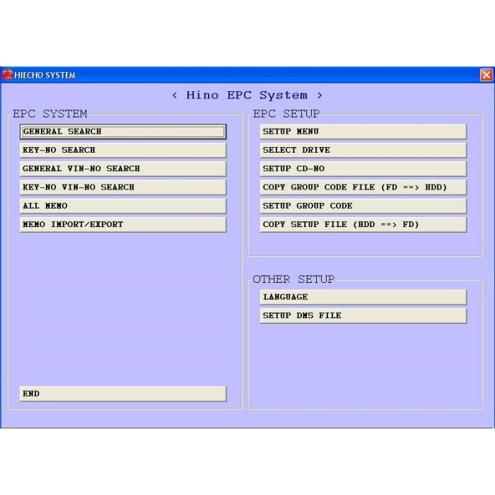 HINO TRUCKS 2014 EPC PARTS CATALOG