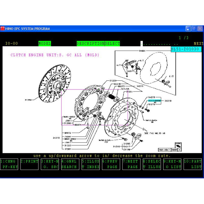HINO TRUCKS 2014 EPC PARTS CATALOG