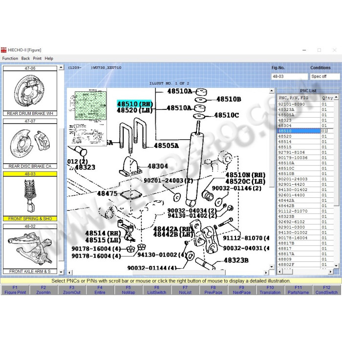 HINO TRUCKS / BUSES 2019 EPC PARTS CATALOG