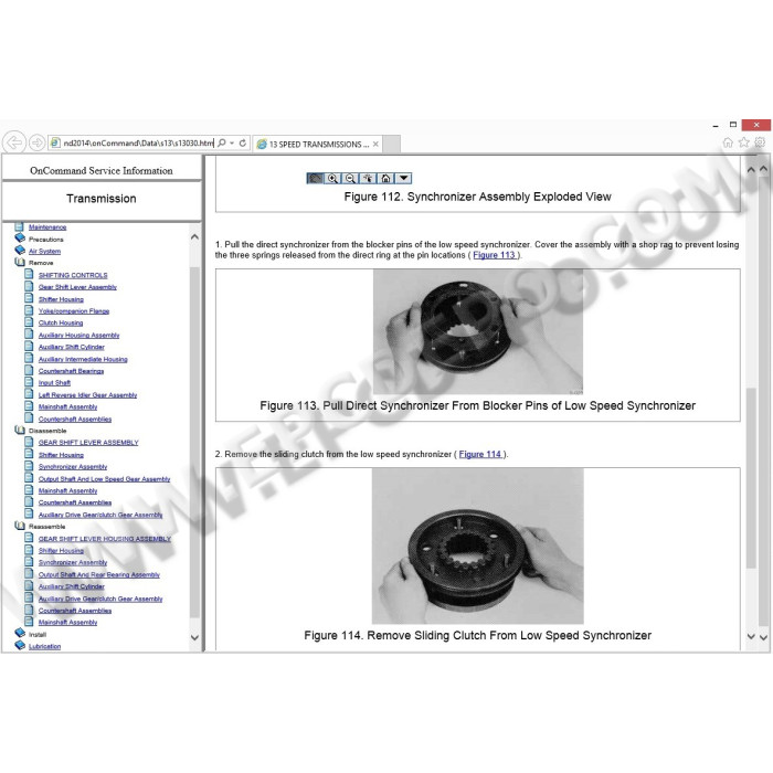 INTERNATIONAL TRUCK ISIS 2014 SERVICE INFORMATION