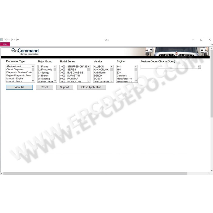 INTERNATIONAL TRUCK ISIS 2015 SERVICE INFORMATION