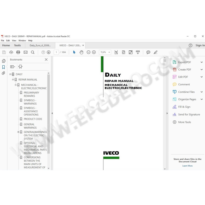 IVECO DAILY EURO3 & EURO4 SERVICE MANUAL