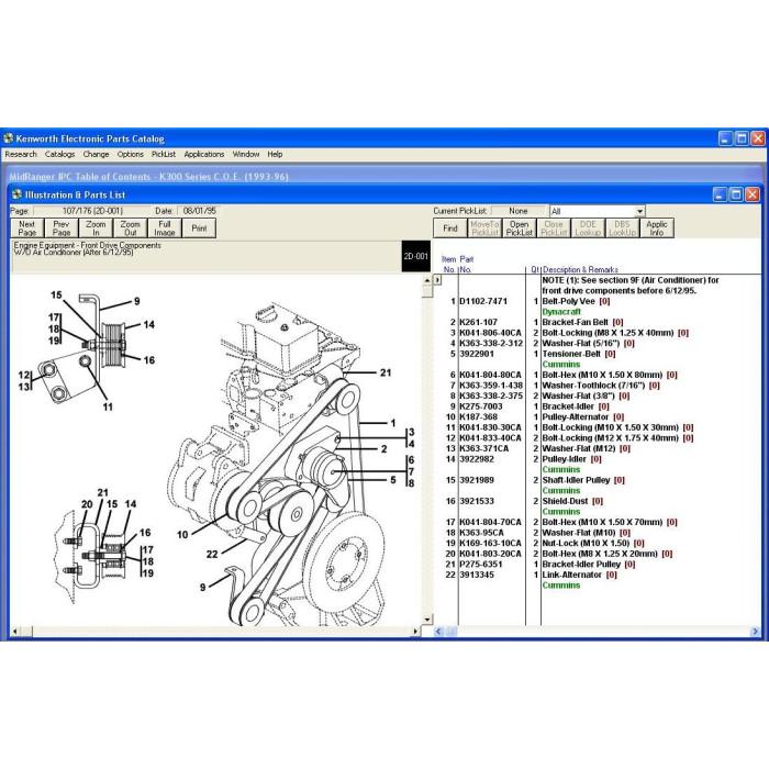 KENWORTH EPC SPARE PARTS CATALOG