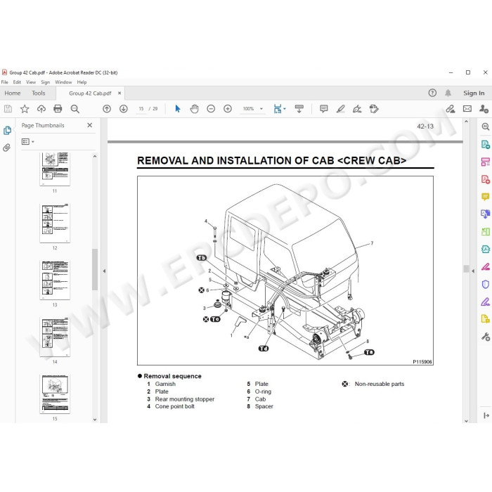 Mitsubishi Fuso Canter FE FG 2010 - 2011 service manual